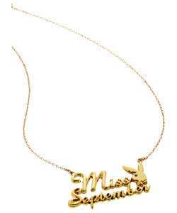 Gold Coloured Playmate September Chain