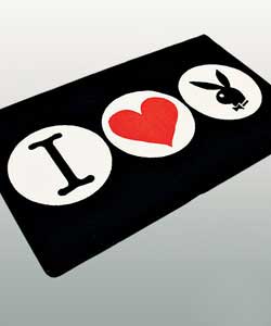playboy I Heart Rug