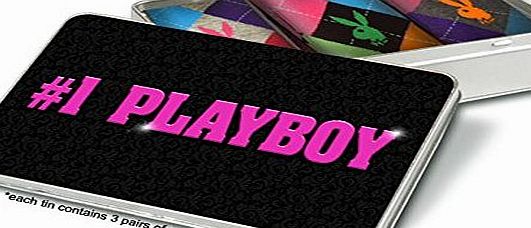 Playboy Mens Socks 3 pack Gift Set in a Tin