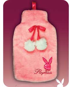 Playboy Pink Fur Hot Water Bottle