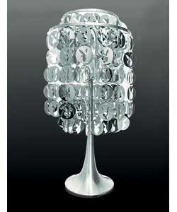 Silver Chandelier Lamp