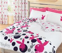 Playboy Trailing Bunny Coordinates Curtains