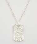 Player Dazzling Silver Bling Dog Tag