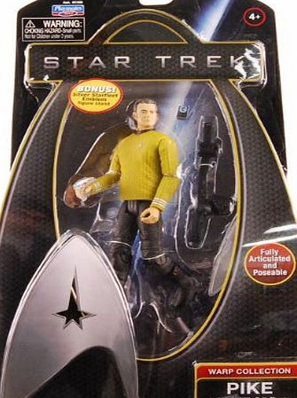 PlayMates Star Trek 6`` Action Figure Warp Collection Pike