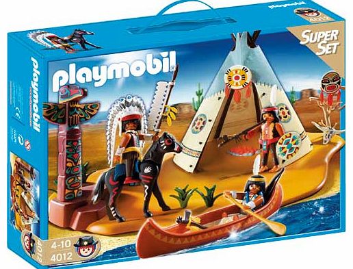 Playmobil 4012 Native American Camp Superset