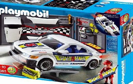 Playmobil 4365 Tuning Workshop and Car with Lights