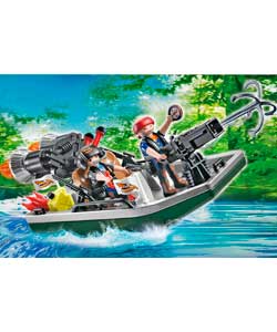 Playmobil 4845 Treasure Robbers Boat with Cannon