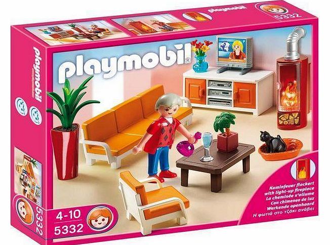 PLAYMOBIL 5332 - Living room with fireplace