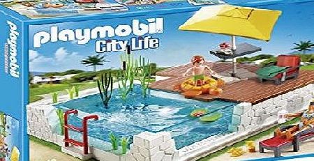 Playmobil 5575 City Life Luxury Mansion Swimming Pool with Terrace