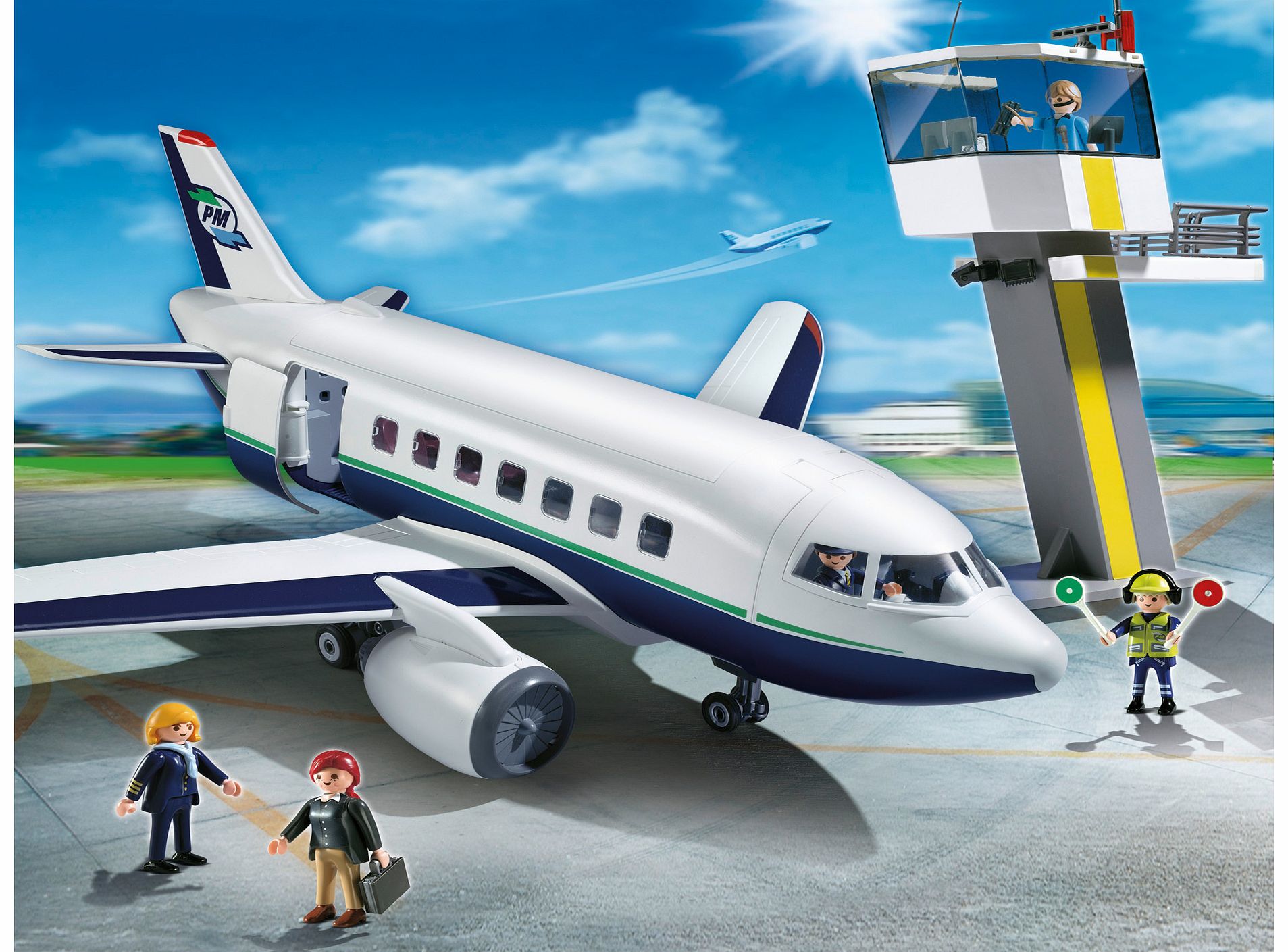 PLAYMOBIL Airplane With Tower 5261