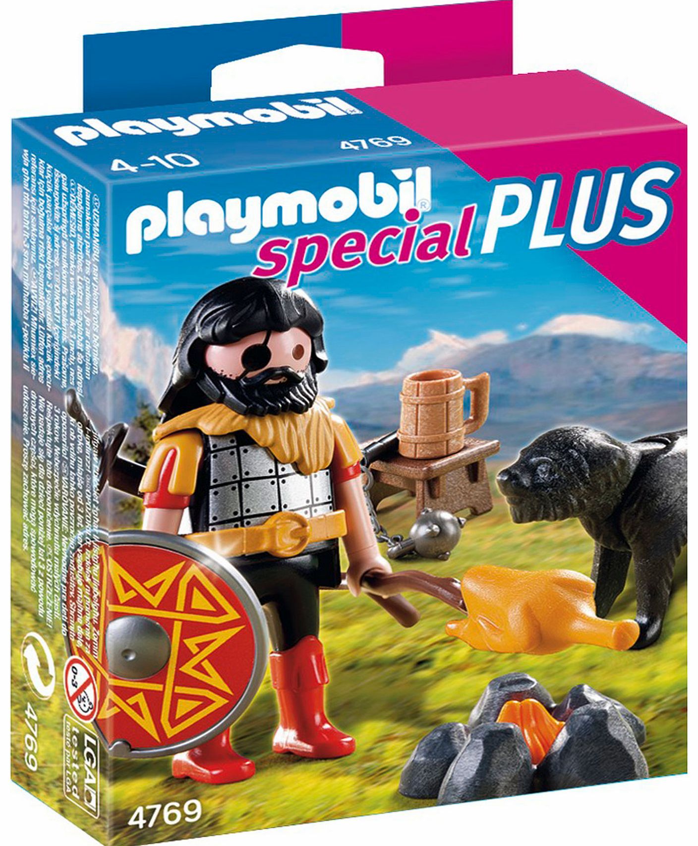 PLAYMOBIL Barbarian with Dog 4769