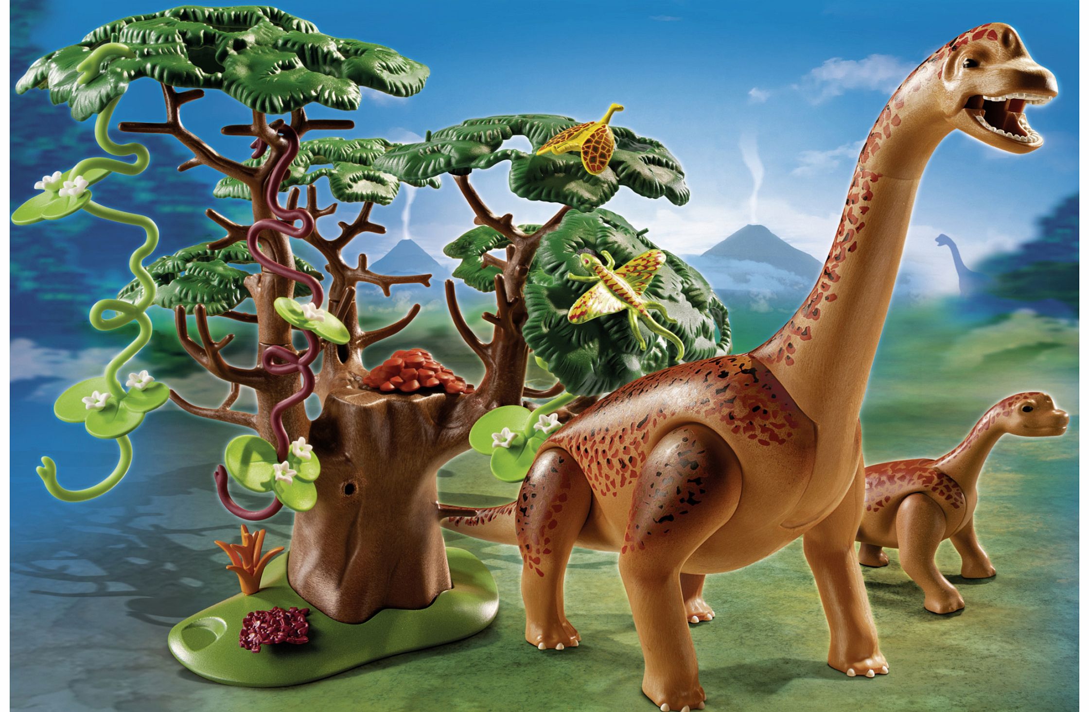 PLAYMOBIL Brachiosaurus With Baby 5231