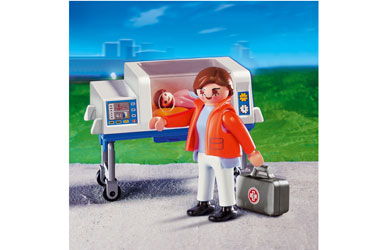 playmobil Doctor with Incubator 4225