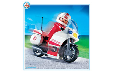playmobil Emergency Motorbike 4224