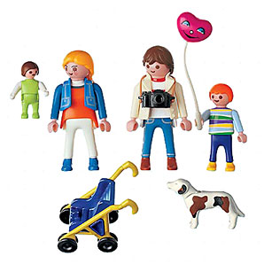 Playmobil Family with Stroller