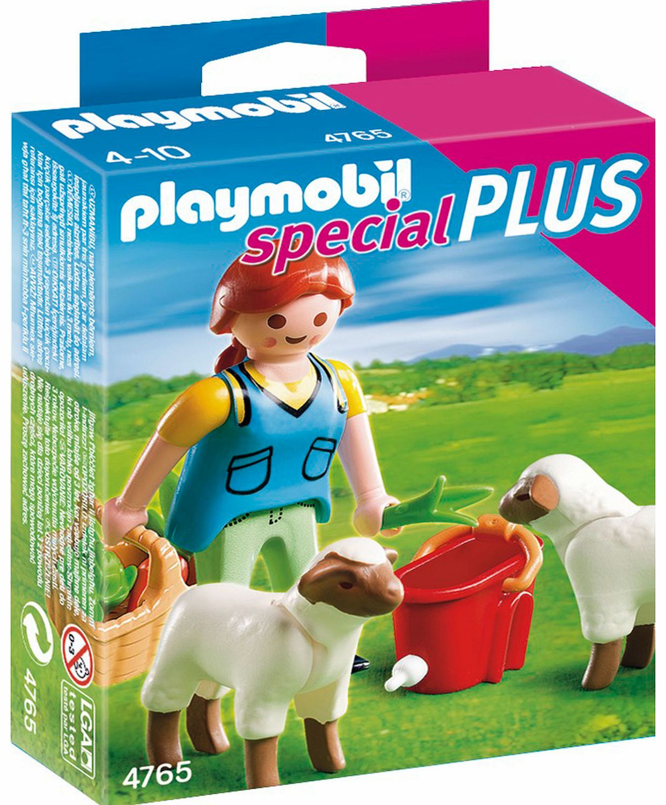 PLAYMOBIL Farmer with Lambs 4765