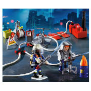 Playmobil Firefighters with Water Pump