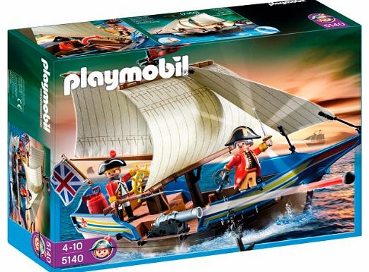 Playmobil Pirates 5140 Redcoat Battle Ship