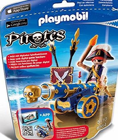 Playmobil  6164 Pirates - Blue App cannon with pirates