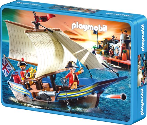 Playmobil Sails Set Jigsaw Puzzle in a Metal Tin (60 Pieces)