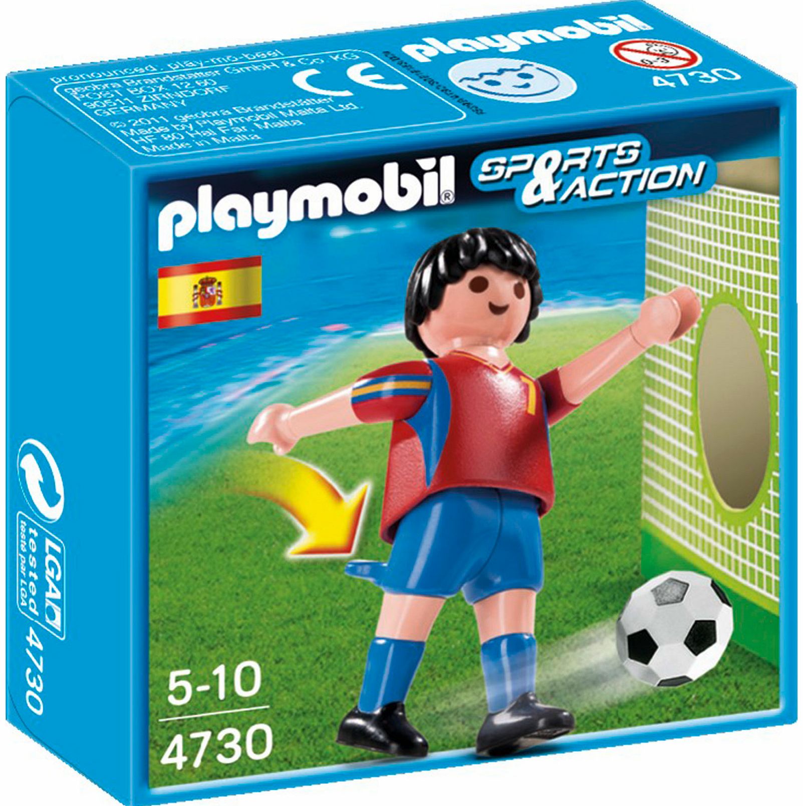 PLAYMOBIL Soccer Player - Spain 4730