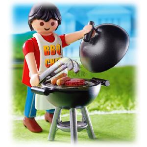 Playmobil Special Man With Barbecue