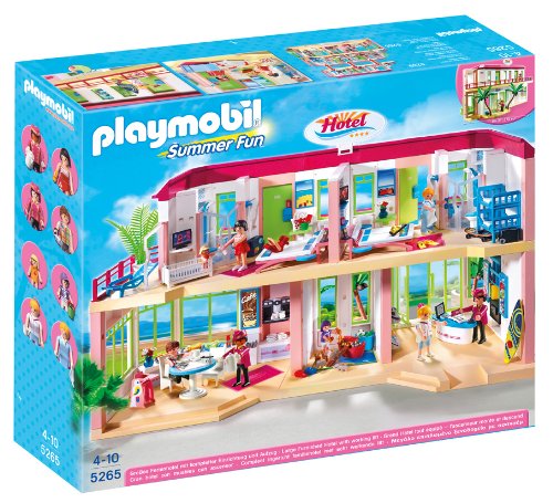 Playmobil Summer Fun 5265 Large Furnished Hotel