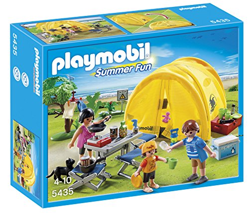 Playmobil Summer Fun 5435 Family with Camping Tent