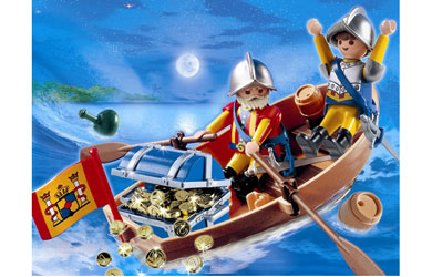 playmobil Treasure Transporter with Rowboat 4295