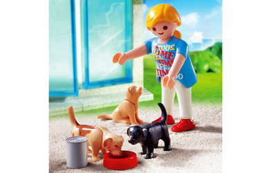 Playmobil Woman with Puppies 4687