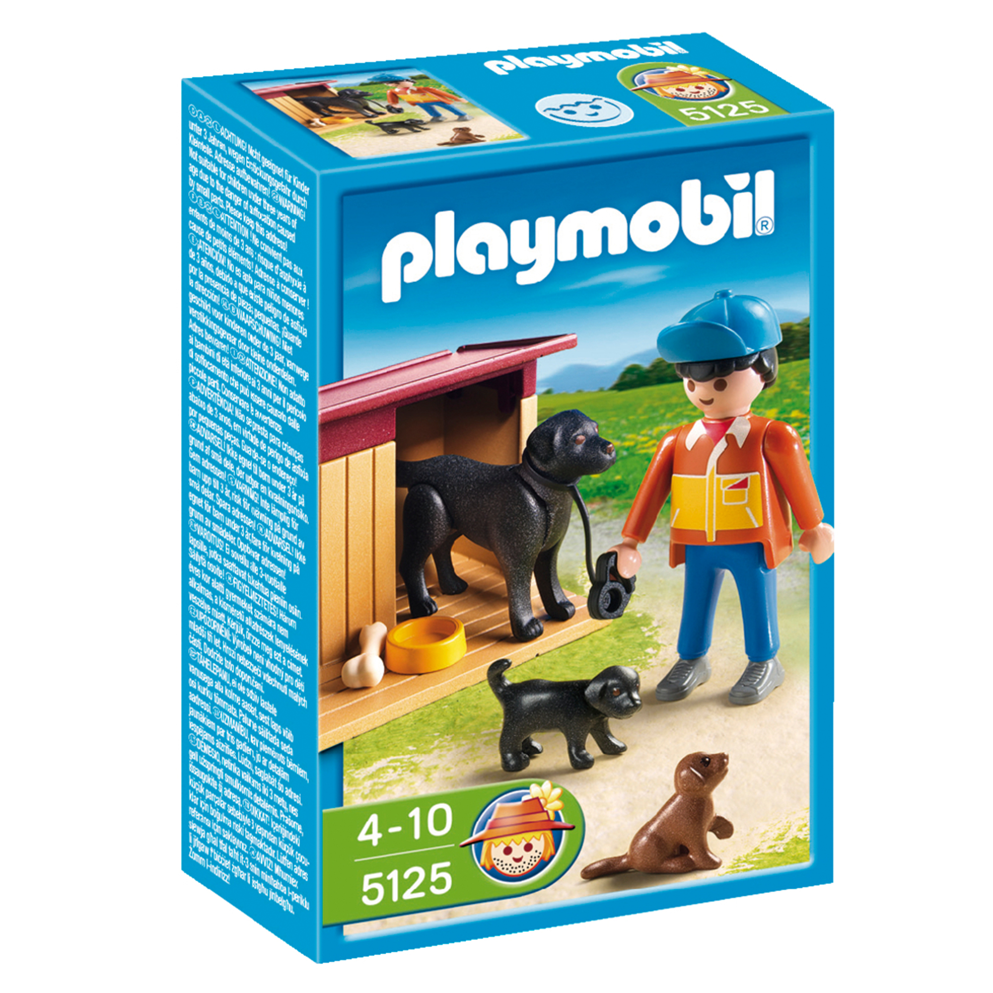 PLAYMOBIL Yard Dog With Puppies 5125