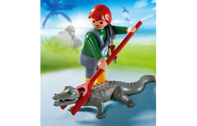 playmobil Zookeeper with Alligator 4465