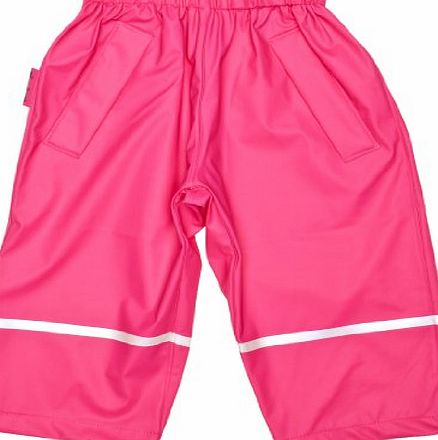 Playshoes Rain Waterproofs Easy Fit Girls Trousers Pink 4-5 Years