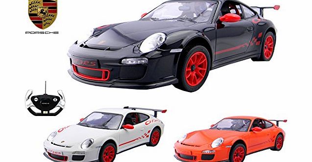 Playtech Logic Official Licensed PL9328 1:14 Scale Porsche 911 GT3 RS Electric RC Radio Controlled Car - Ready to Run, EP (Black)
