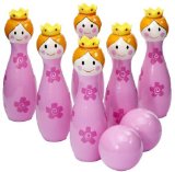 Playwrite Pocket 8 Piece Wooden Skittles Set - Princesses