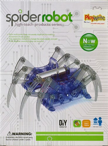 Playwrite Spider Robot Science Kit - Build it And Play With it - Older Boys Toy