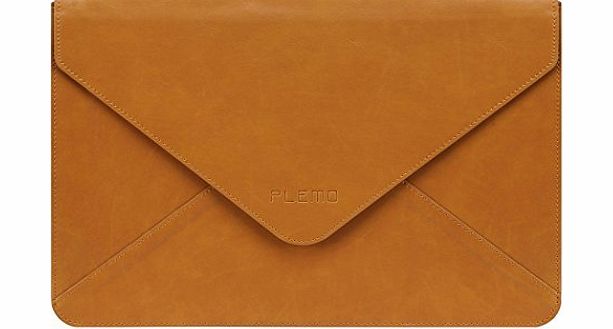 Plemo  Envelope PU Leather 11-11.6 Inch Netbook / Laptop / Notebook Computer / MacBook Air Sleeve Case Bag Cover, Brown