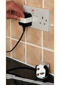 Plug Mate Adaptors -Pack of 5 -IDEAL FOR THE ELDERLY OR ARTHRITIS SUFFERERS
