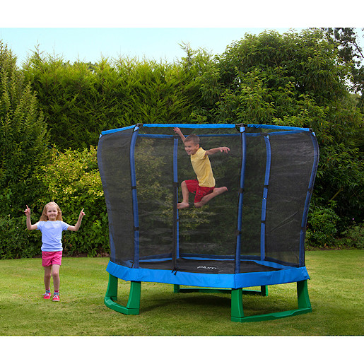 Plum 7 Foot Junior Jumper Trampoline - Blue and