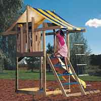 Plum Angonquin Fort with Slide