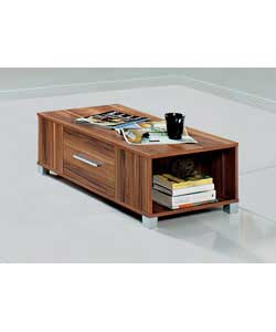 Plum Finish Low Line Coffee Table