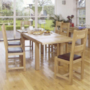 Plum light oak dining set furniture