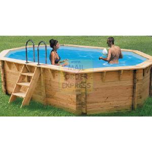 Long Octagonal Wooden Pool