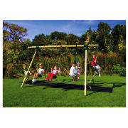 Plum Products Orang-Utan Wooden Pole Swing Set