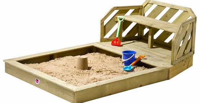 Plum Premium Wooden Sand Pit and Bench