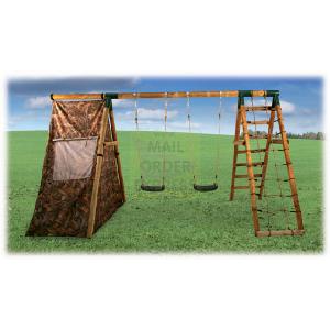 Vervet Wooden Pole Activity Set