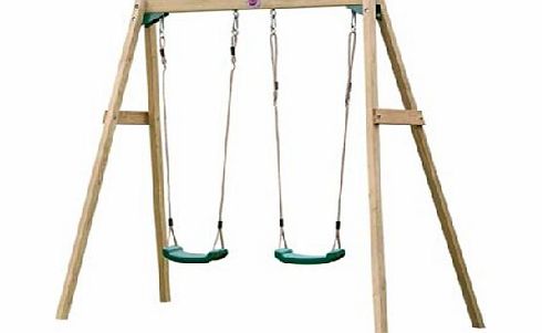 Plum Products Wooden Double Swing Set