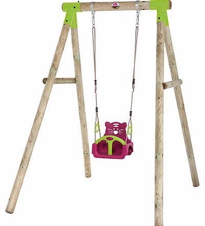 Quoll Wooden Pole Swing Set
