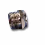 Plumbworld Chrome Plated Gland Nut 8mm