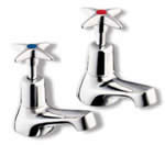 Plumbworld Cross Head Bath Taps
